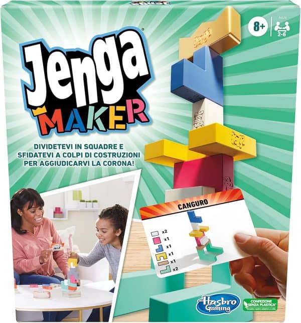 Hasbro Gaming Jenga Maker gioco da tavolo recensione